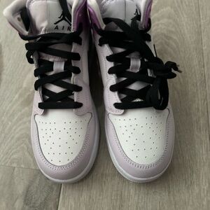 Kids Shoes - Black and Purple